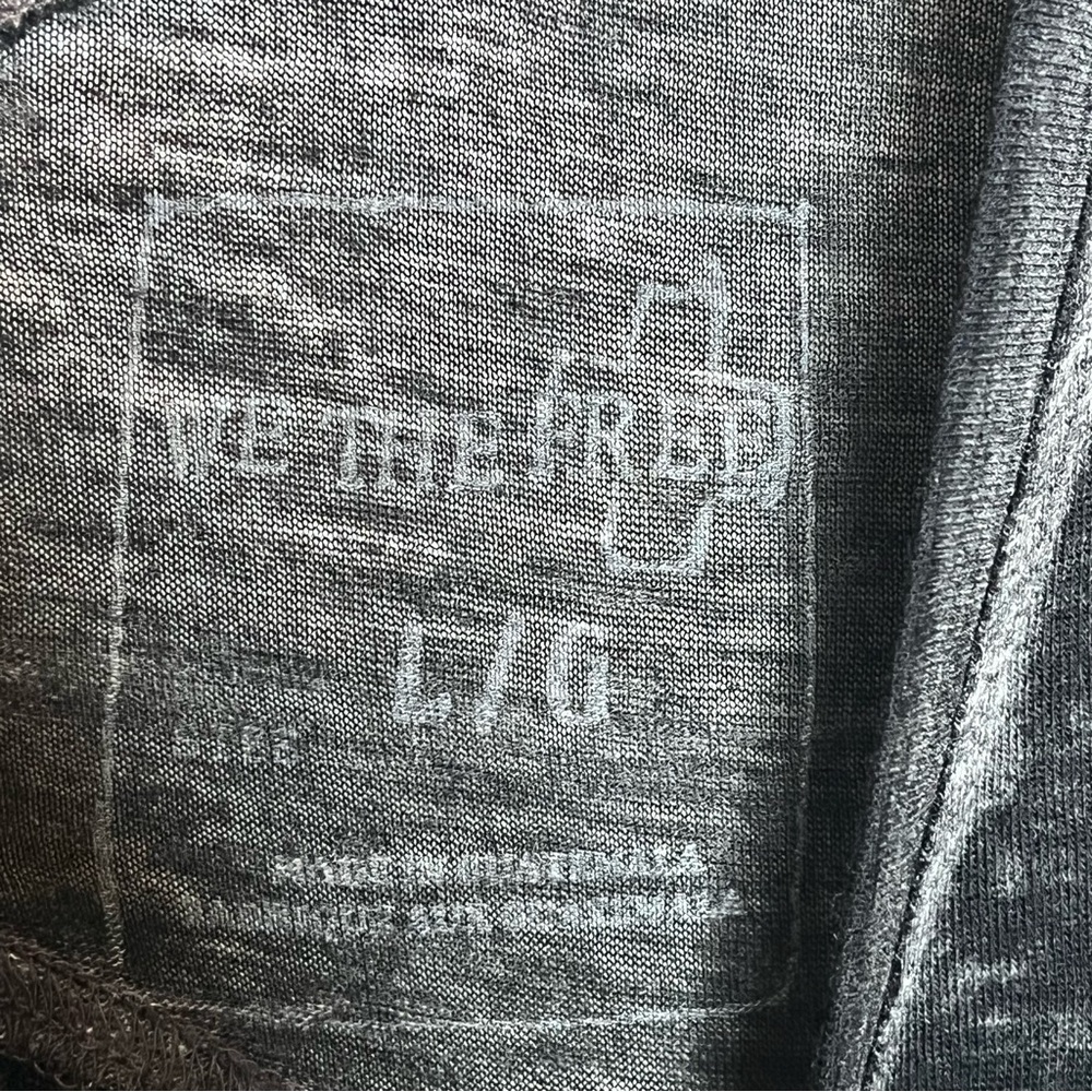Free People Black Burnout Tank Top Sz L We The Free - Picture 5 of 10